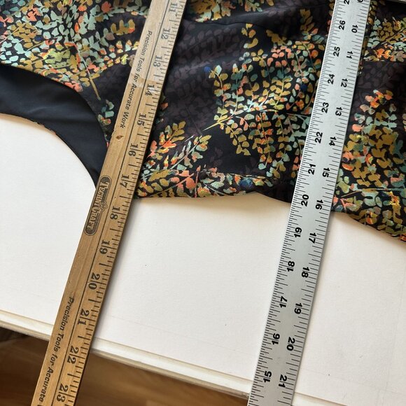 The Limited Womens Petite Floral Brown Leaf Pattern Sleeveless Dress Size 6 - Picture 5 of 10